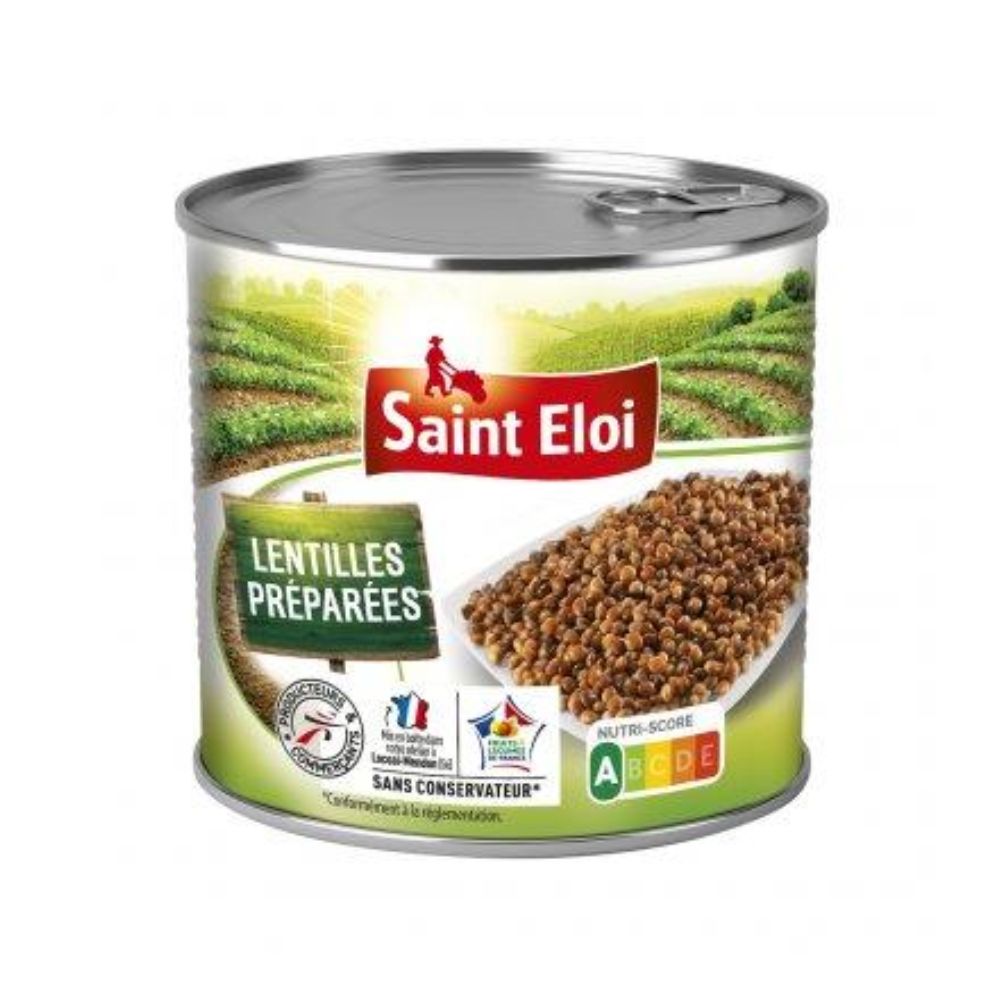 Lentilha Preparada Francêsa em Conserva Saint Eloi 265g