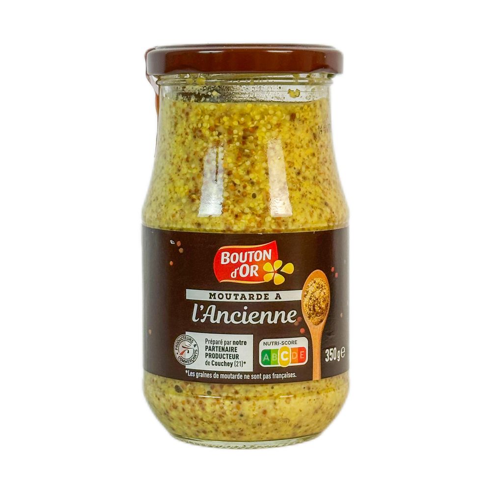 Mostarda Francesa Dijon à LAncienne Bouton dOr 350g