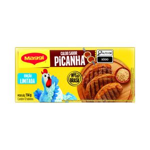 Caldo de Picanha Maggi 114g com 14 Tabletes