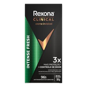 Desodorante em Creme Intense Fresh Clinical Rexona 58g