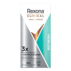 Desodorante em Creme Refresh Clinical Rexona 58g