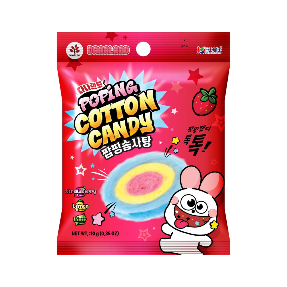 Algodão Doce Explode na Boca Poping Cotton Candy Wondertok 10g |Mambo ...