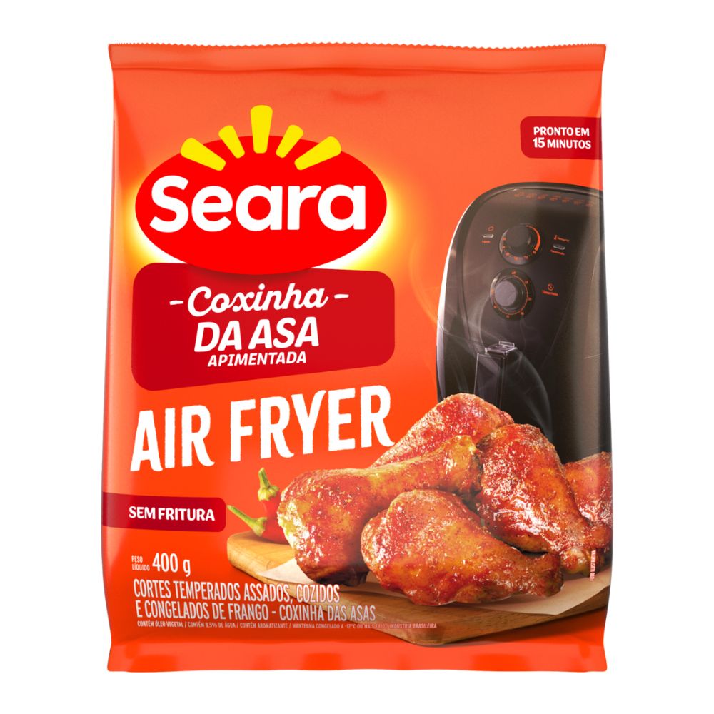 Coxinha da Asa de Frango Apimentada Air Fryer Seara 400g