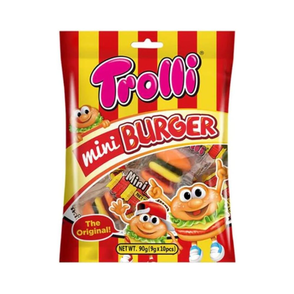 Bala Mini Burger Trolli 90g