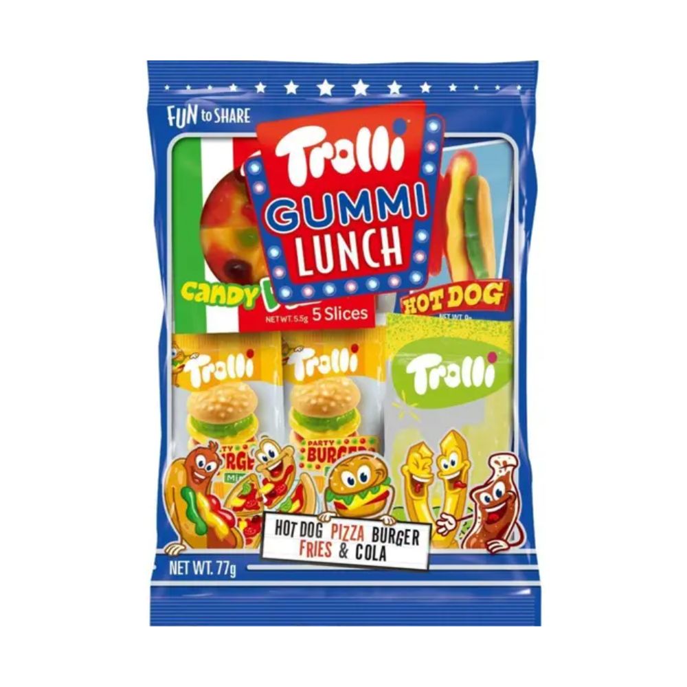 Bala Gummi Lunch Trolli 77g