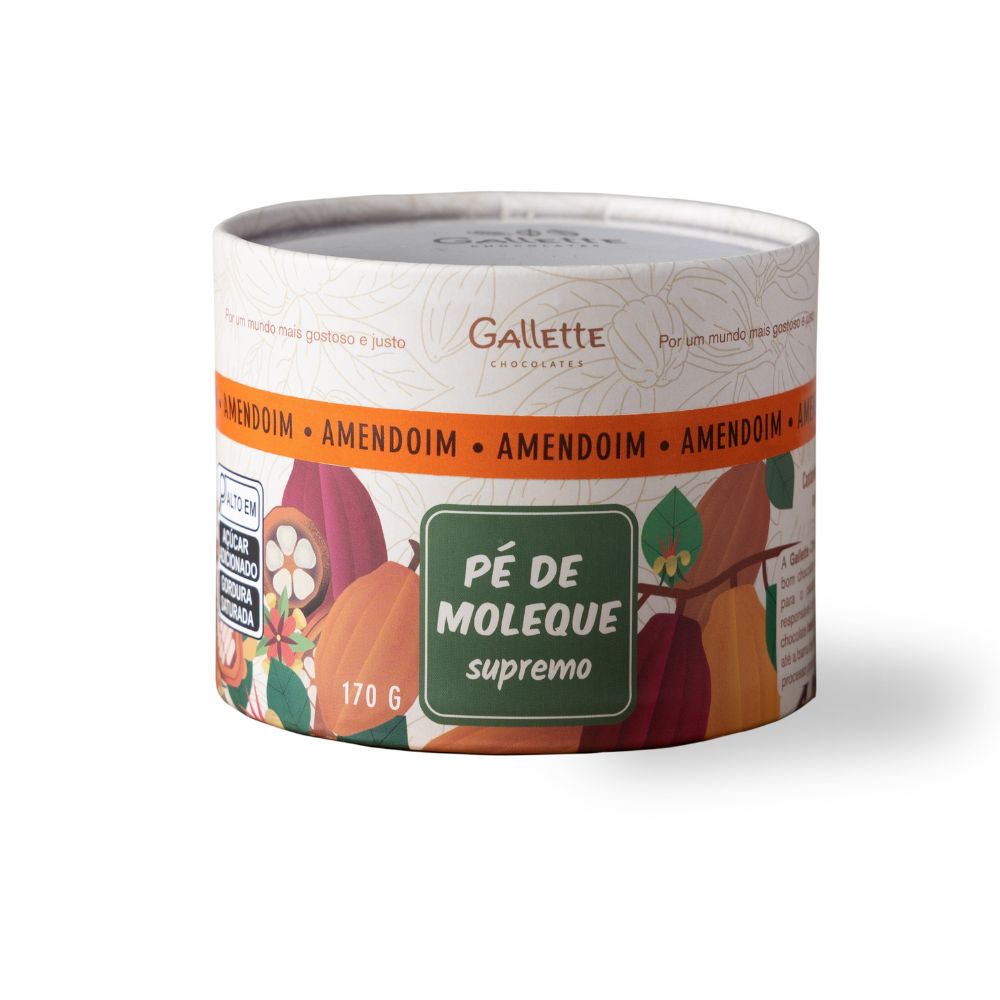 Pé de Moleque Supremo Amendoim e Chocolate Gallette 170g