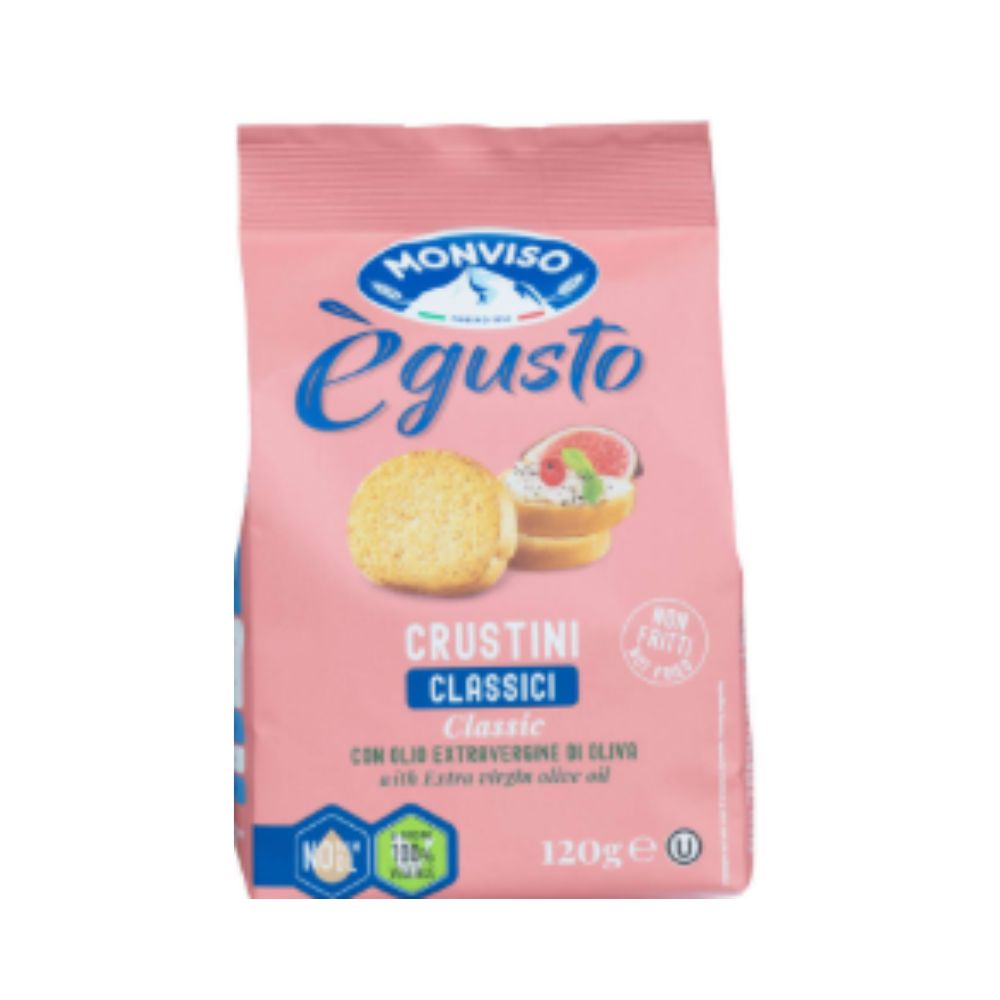 Torrada Italiana Crostini Oliva e Sal Monviso 120g