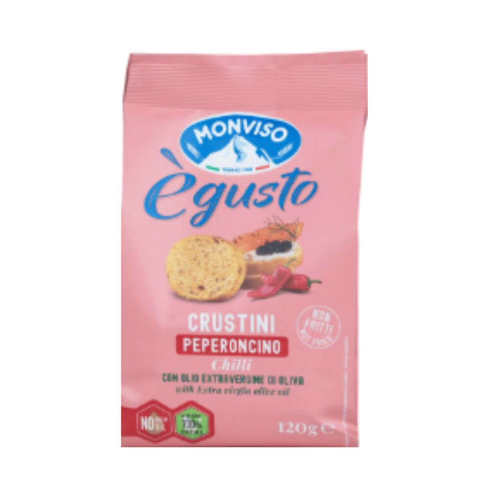 Torrada Italiana Mini Crostini Peperoni Monviso 120g