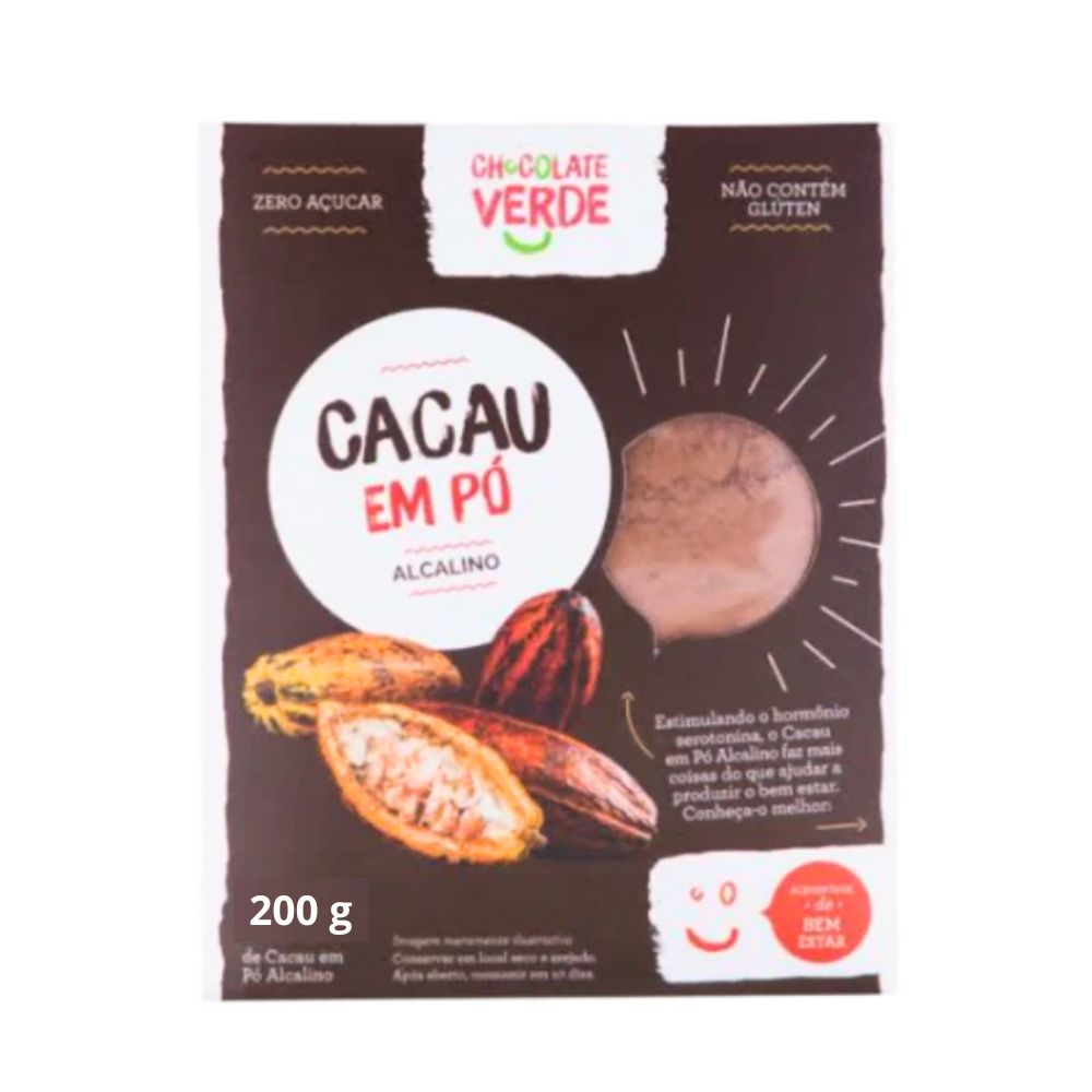 Cacau em Pó Chocolate Verde 300g