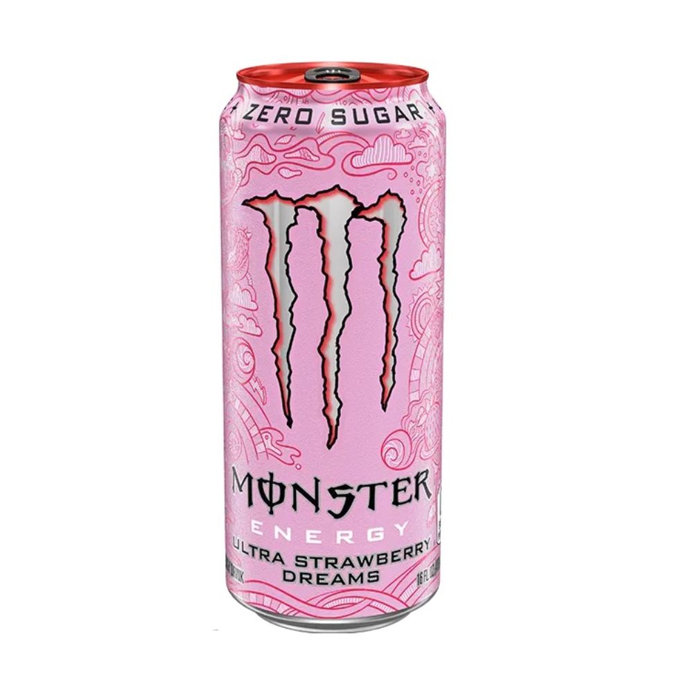 Energético Ultra Strawberry Dreams Sem Açúcar Monster 500ml