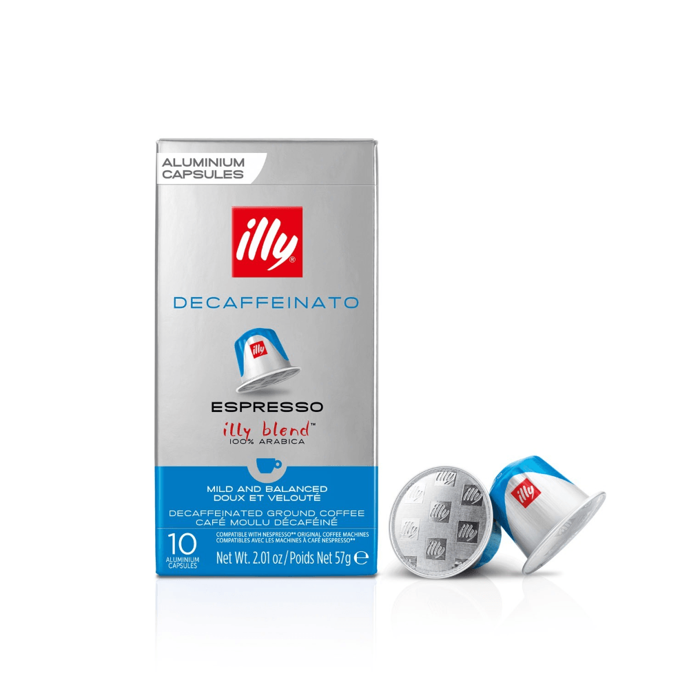 Cápsula de Café Compatível Nespresso Descafeinado Illy Caixa 57g