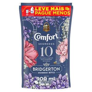 Amaciante Concentrado Bridgerton 10 Segredos Edição Especial Comfort 900ml