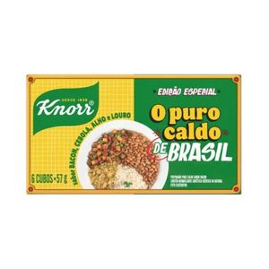 Caldo de Bacon, Cebola, Alho e Louro Knorr 57g com 6 Cubos