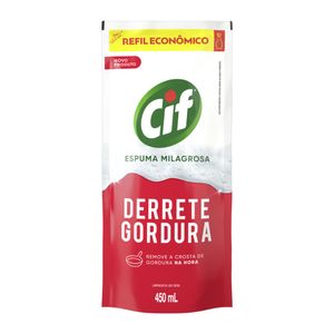Limpador Derrete Gordura Refil Econômico Cif 450ml
