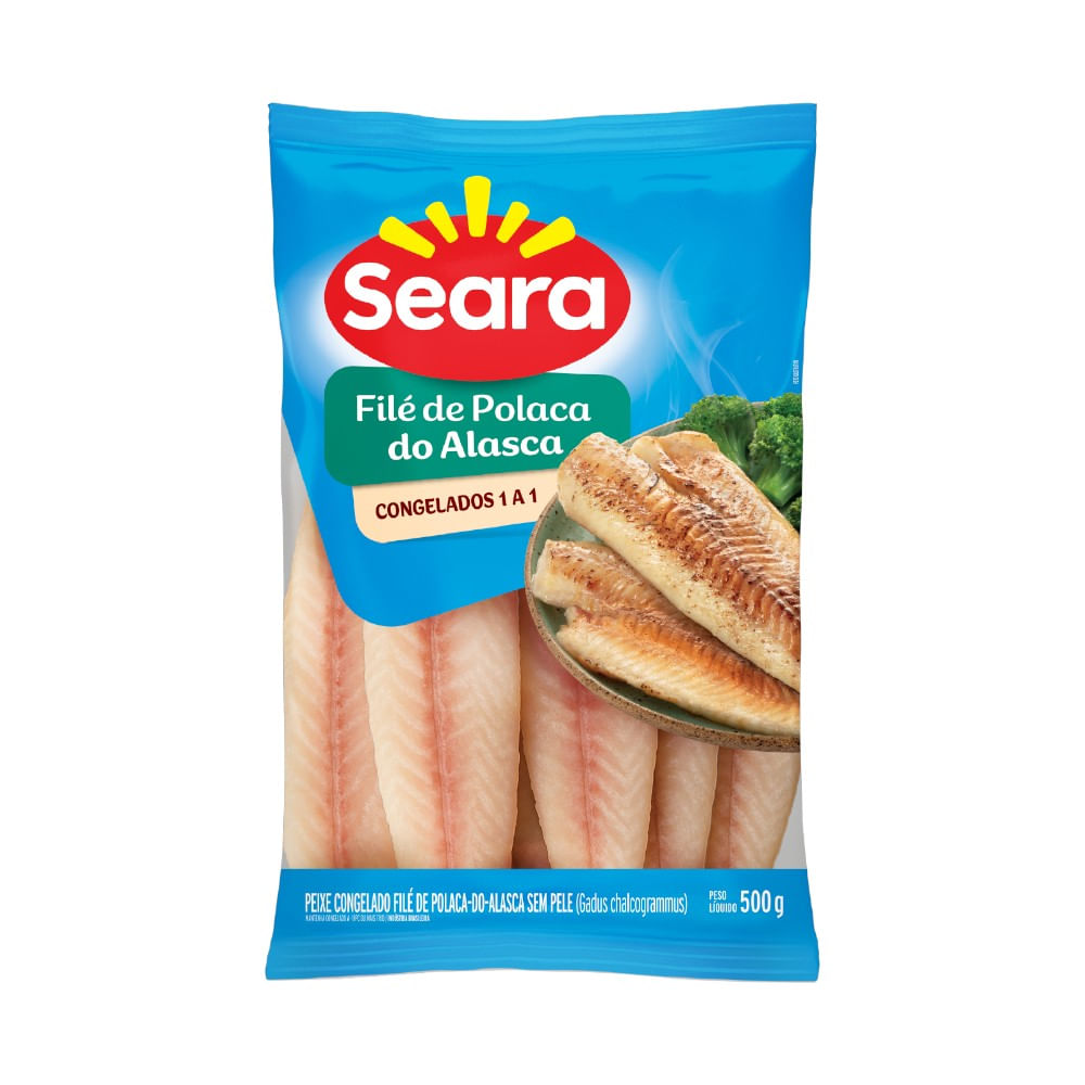 Filé de Polaca do Alasca Congelado Seara 500g