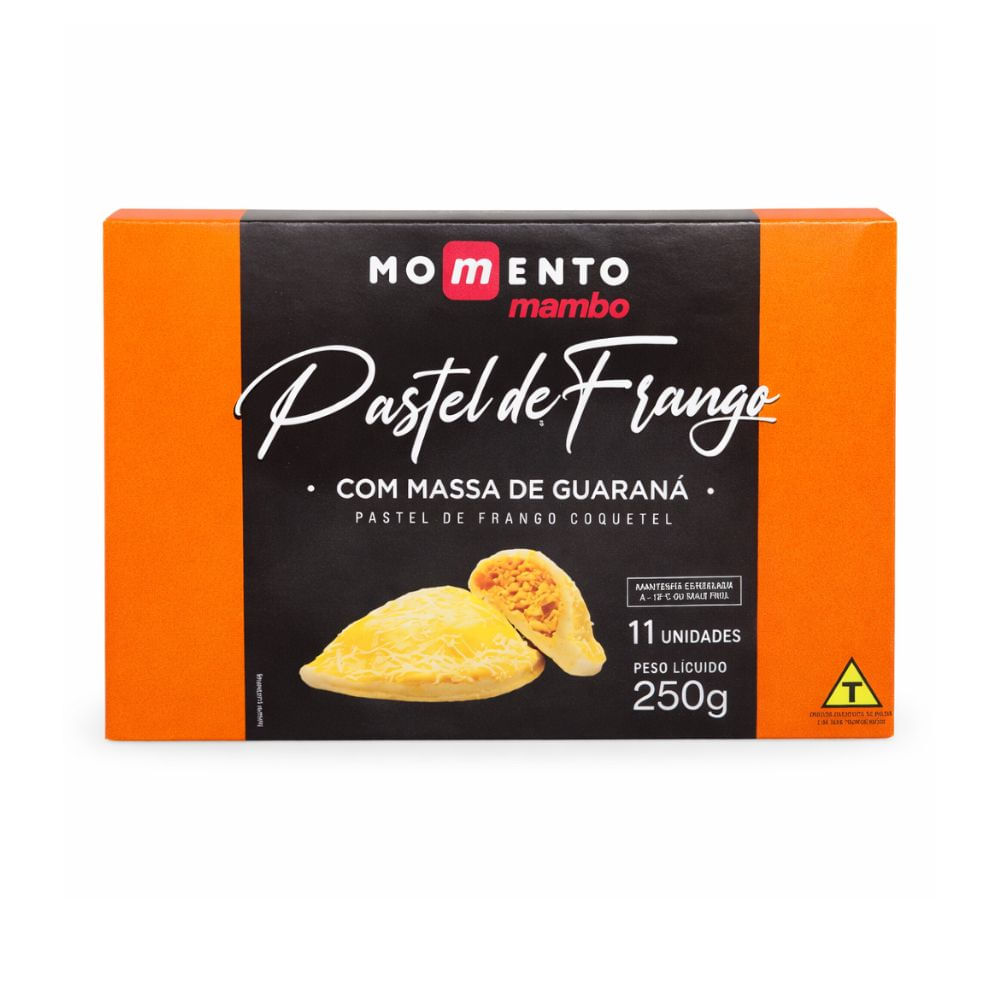 Pastel de Frango Congelado Momento Mambo 250g com 11 Unidades