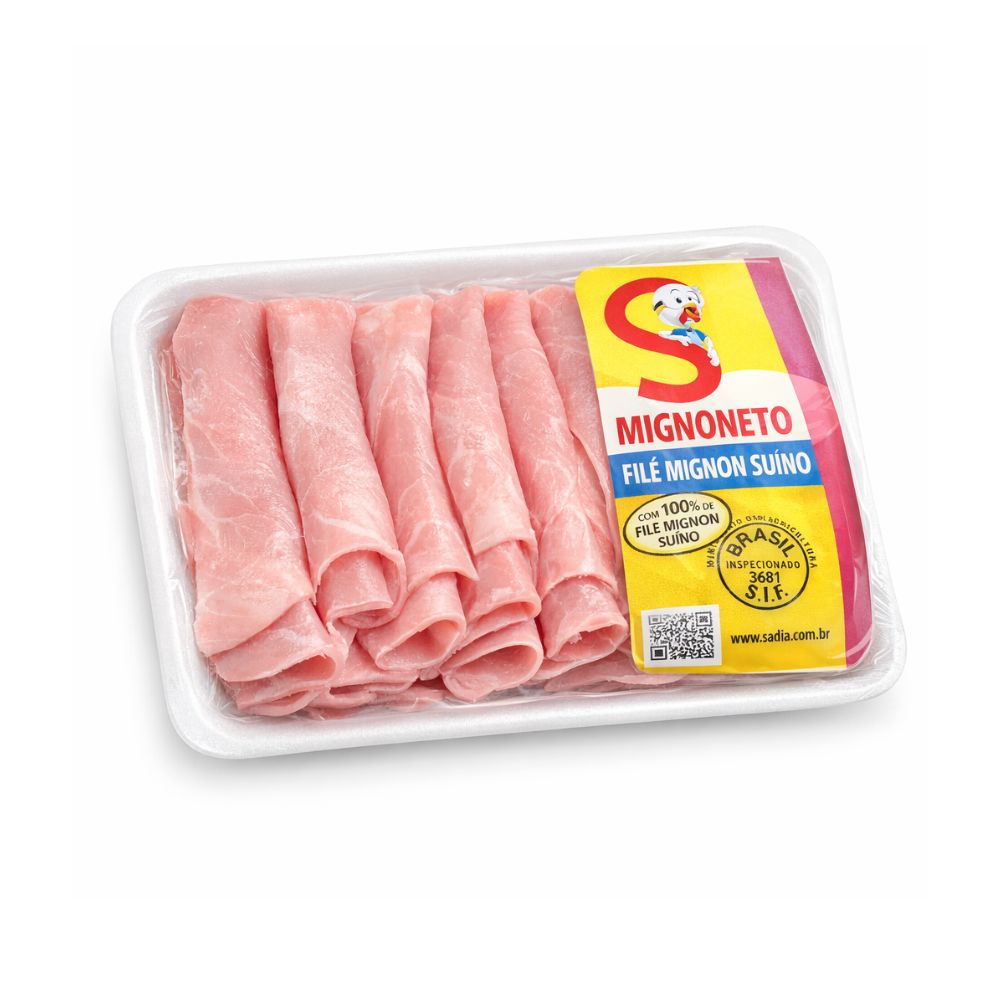 Filé Mignon Suíno Mignoneto Fatiado Sadia Kg