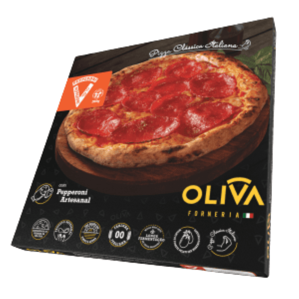 Pizza Pepperoni Oliva Forneria 330g |Mambo Supermercados São Paulo