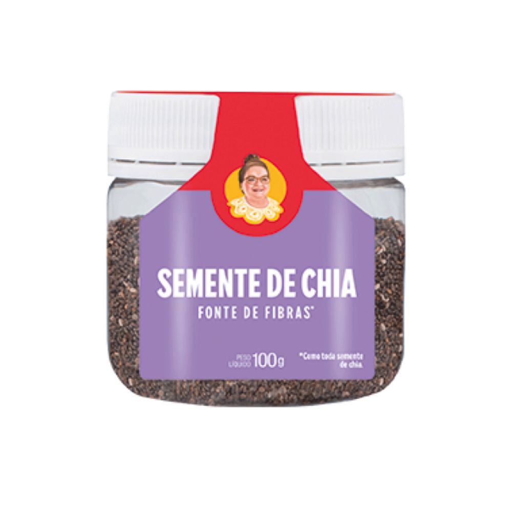 Semente de Chia Minha Tia Pote 100g