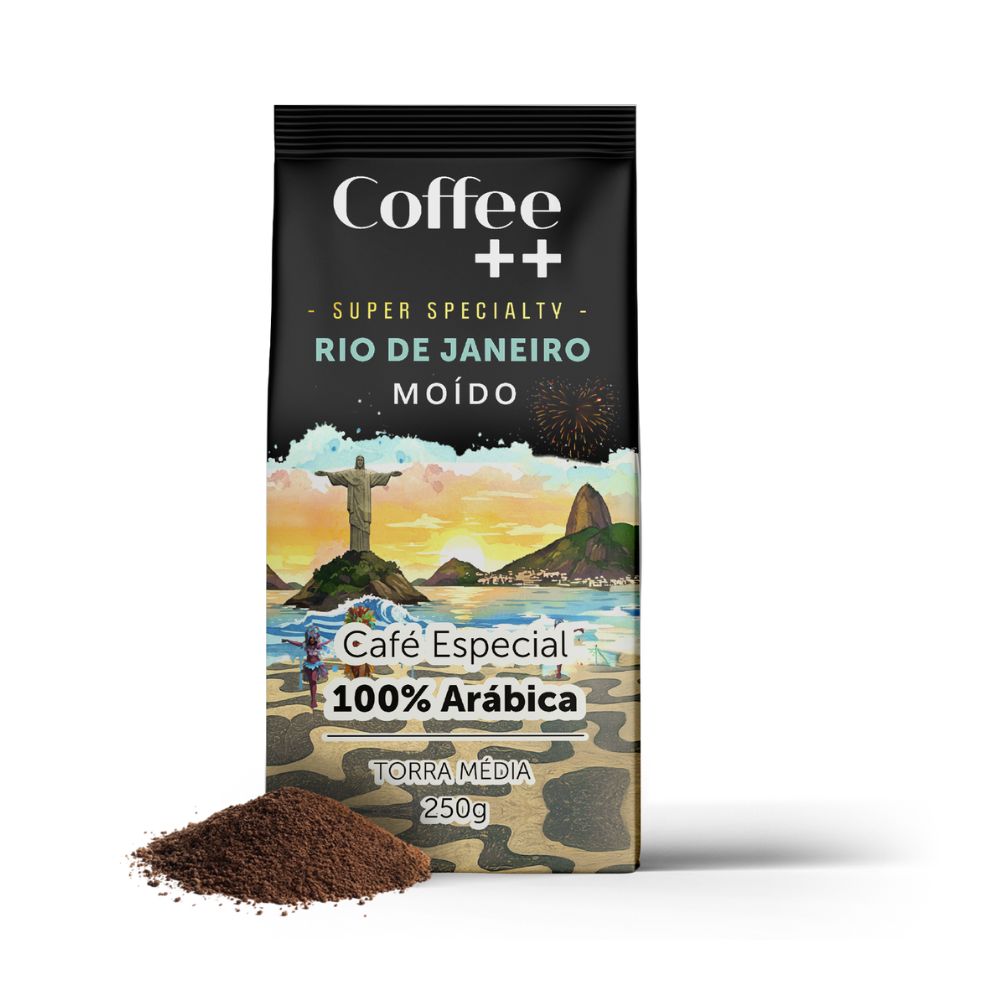 Café Torrado e Moído Torra Média Rio Janeiro Coffee++ 250g