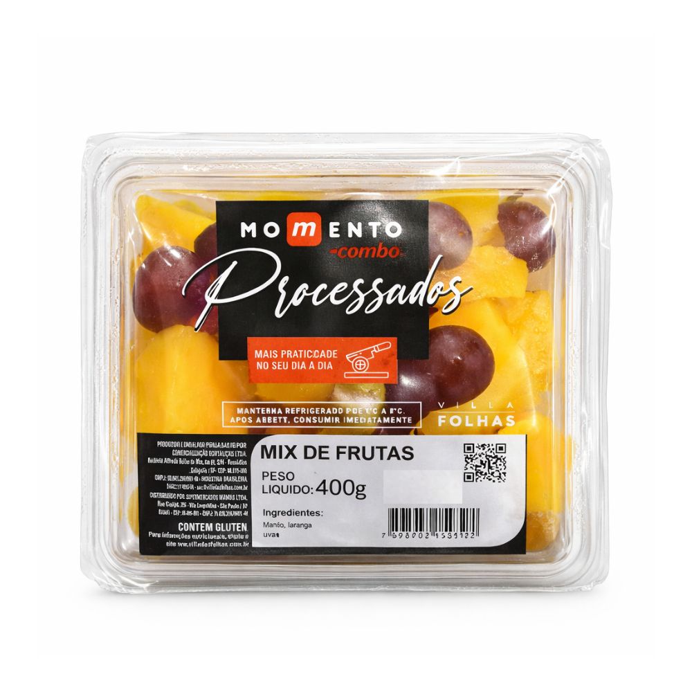 Mix de Frutas Processados Momento Mambo 400g