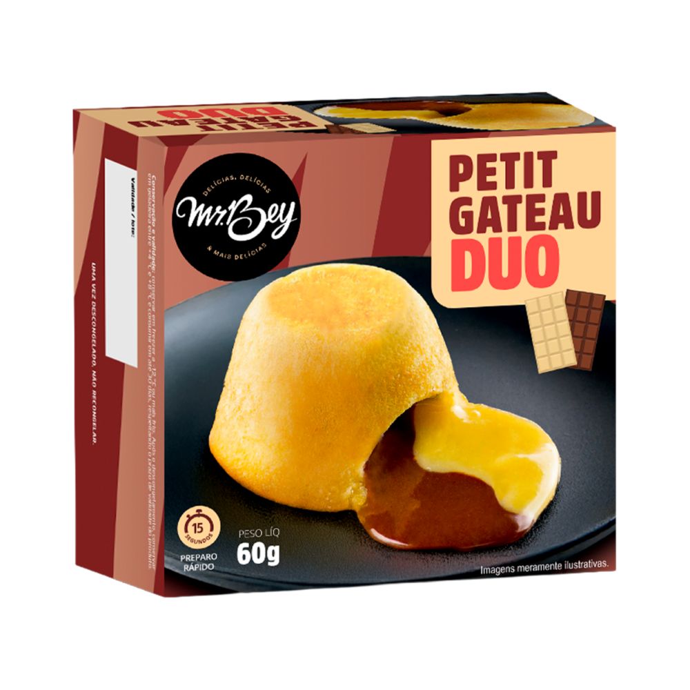 Petit Gateau Duo Congelado Mr. Bey 60g