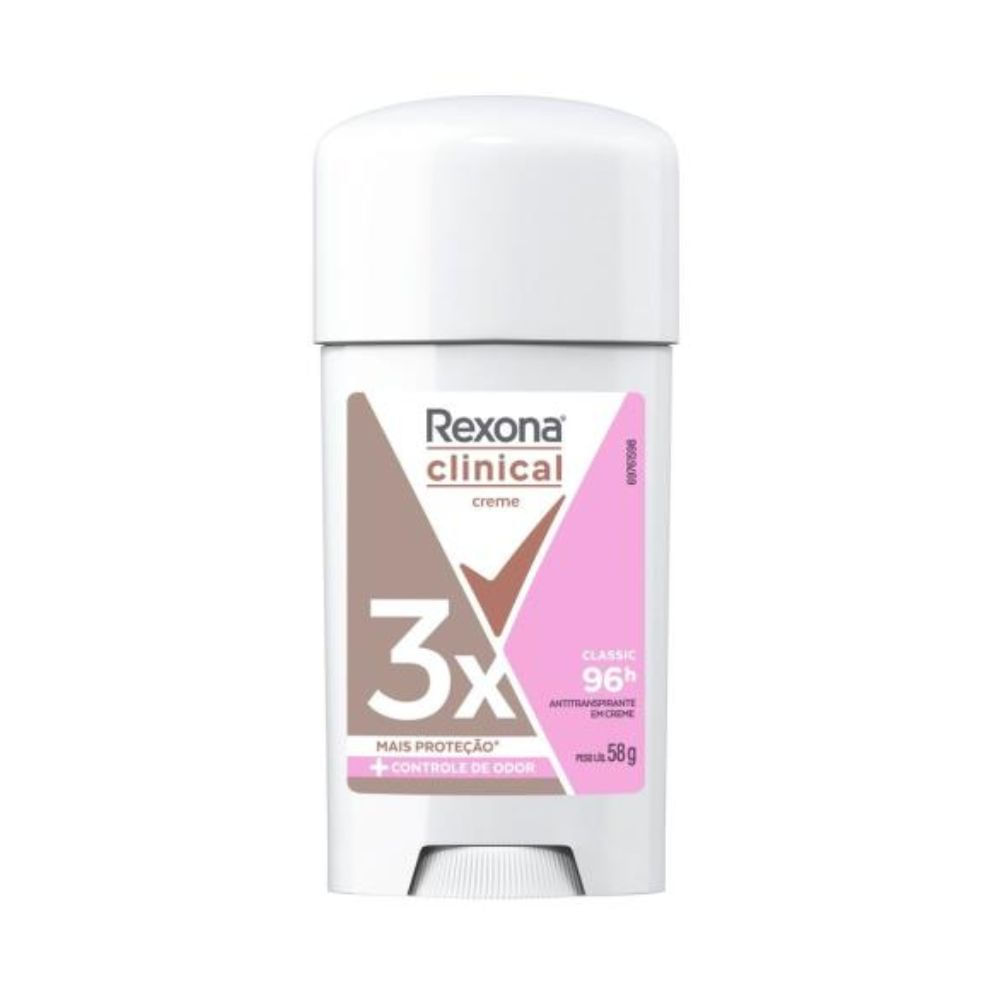 Desodorante Clinic Creme Classic Rexona 58g |Mambo Supermercados