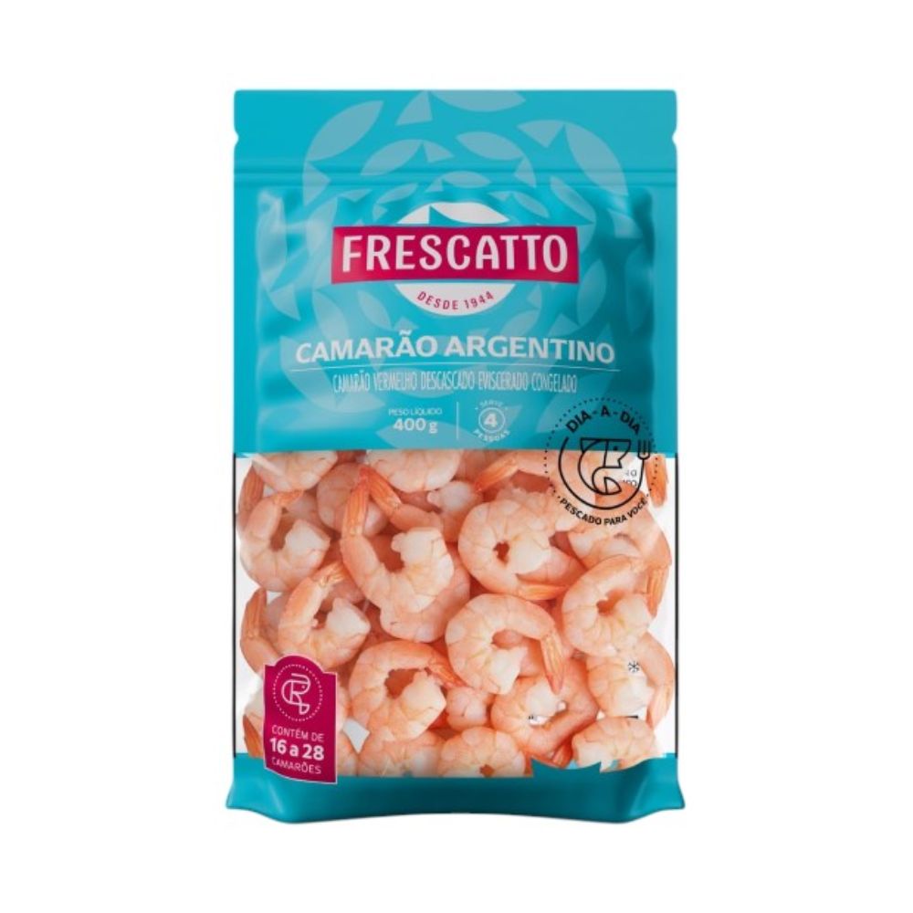 Marimo きたろまん20kg Camarão Argentino Limpo Congelado Frescatto 400g |Mambo