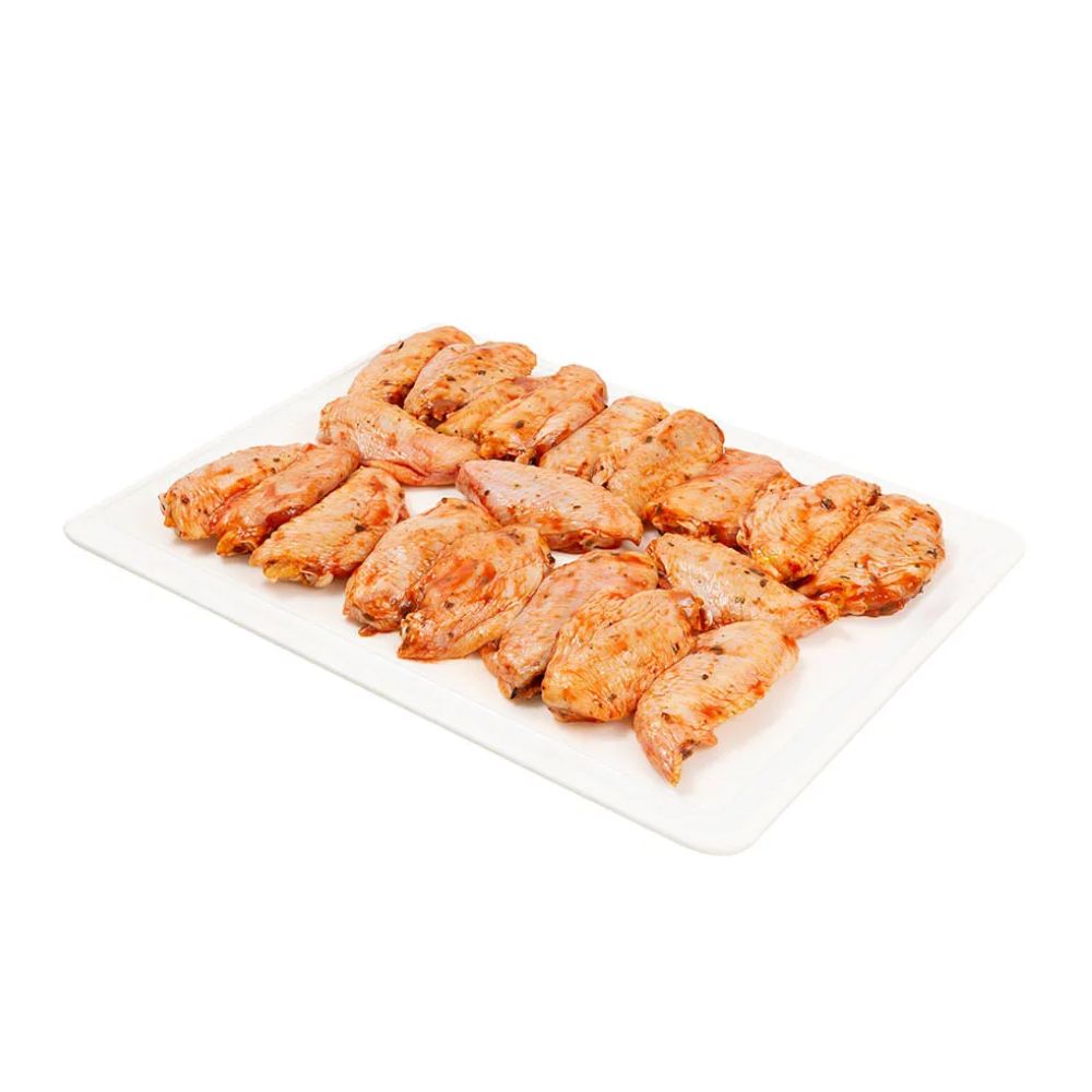 Meio da Asa de Frango Temperada Flamboia Resfriado Mambo Kg