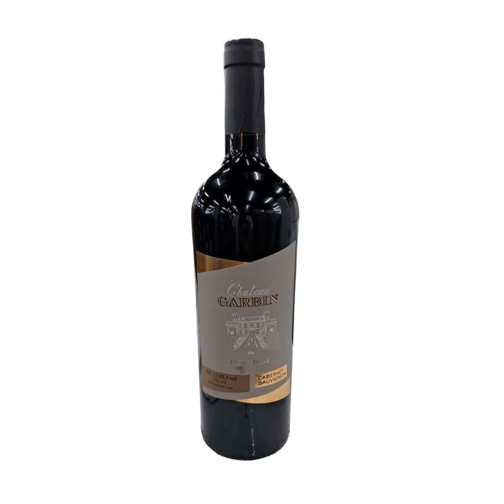 Vinho Argentino Tinto Cabernet Sauvignon Premium Chateau Garbin 750ml